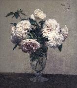 Henri Fantin-Latour Vase des roses oil painting reproduction